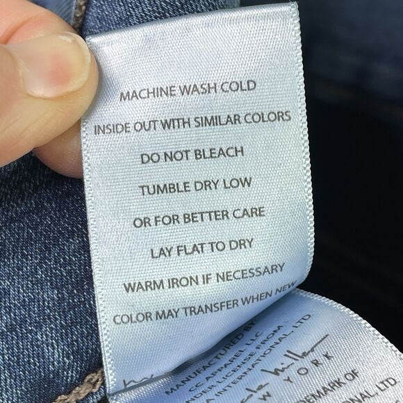 Nicole Miller SoHo Jeans Women’s 10 Blue Bootcut High Rise Medium Wash Stretch - Picture 8 of 13